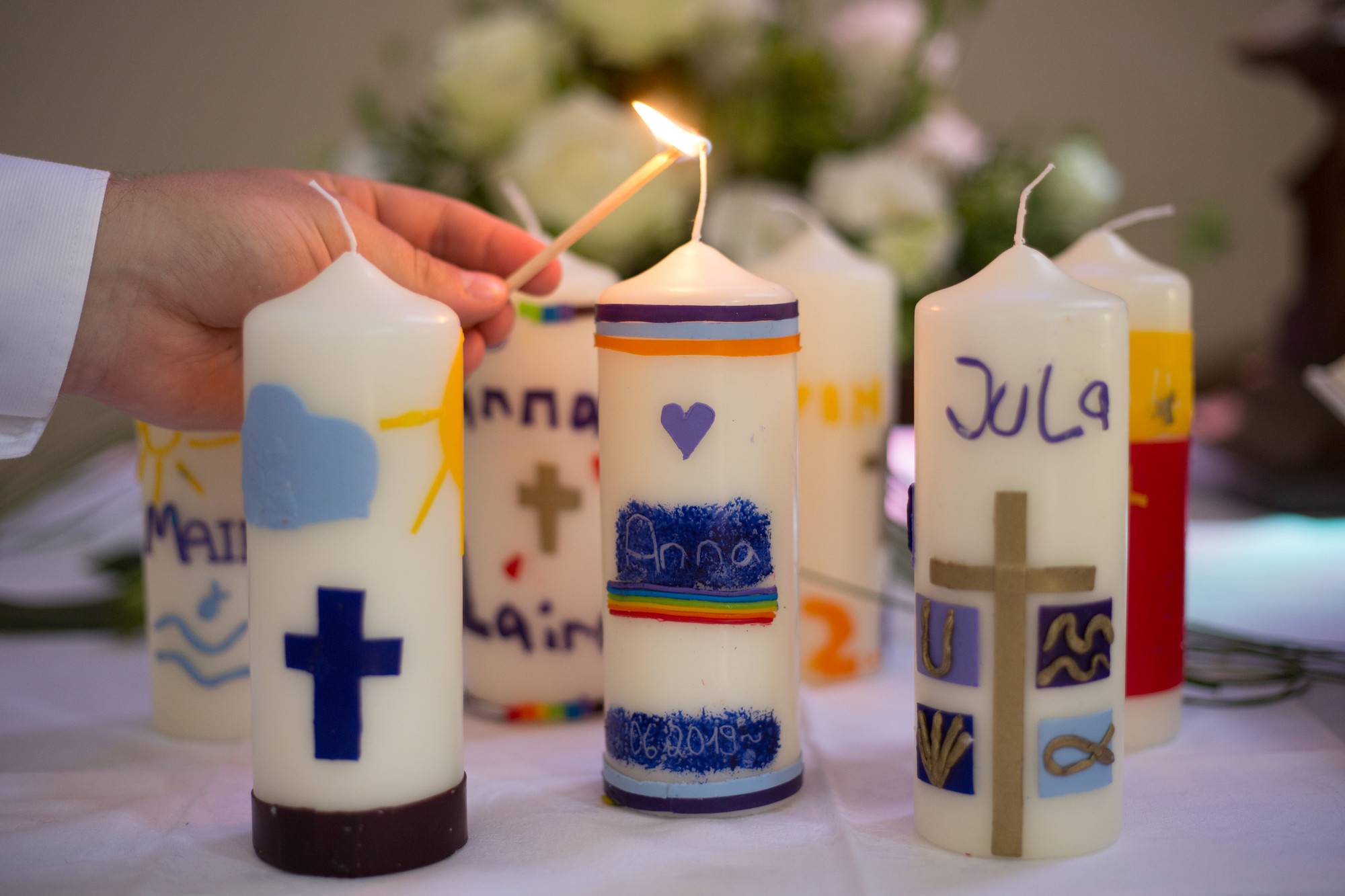 Konfirmation Symbolbild - Kerzen